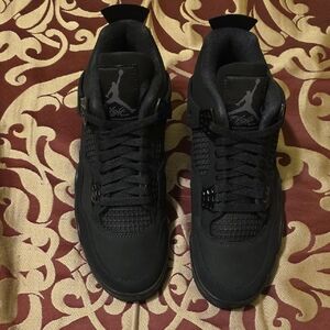 Brand New Ds Jordan Men's Black Cat 4 Sneakers Size 9.